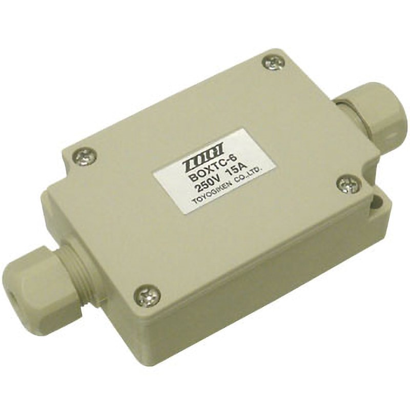 BOXTC-6 BOXTCシリーズ 東洋技研 AC/DC250V 15A 外形寸法(幅×高