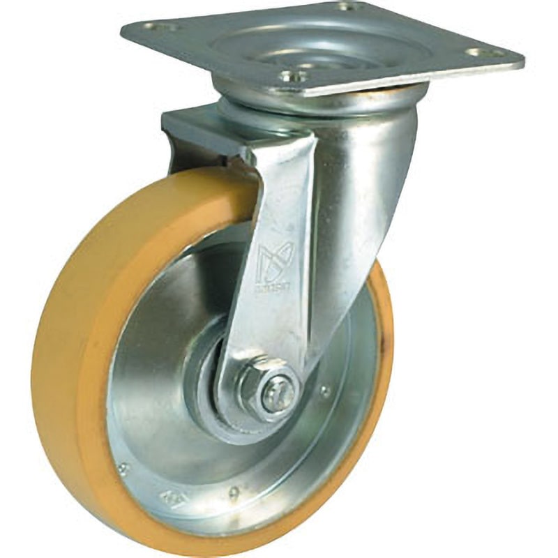 STM-150VUO プレート式  自在、静電気防止オクトロン車 ナンシン 単輪 ユニクロメッキ仕上 許容荷重180daN 取付高198mm  STM-150VUO 14,386円