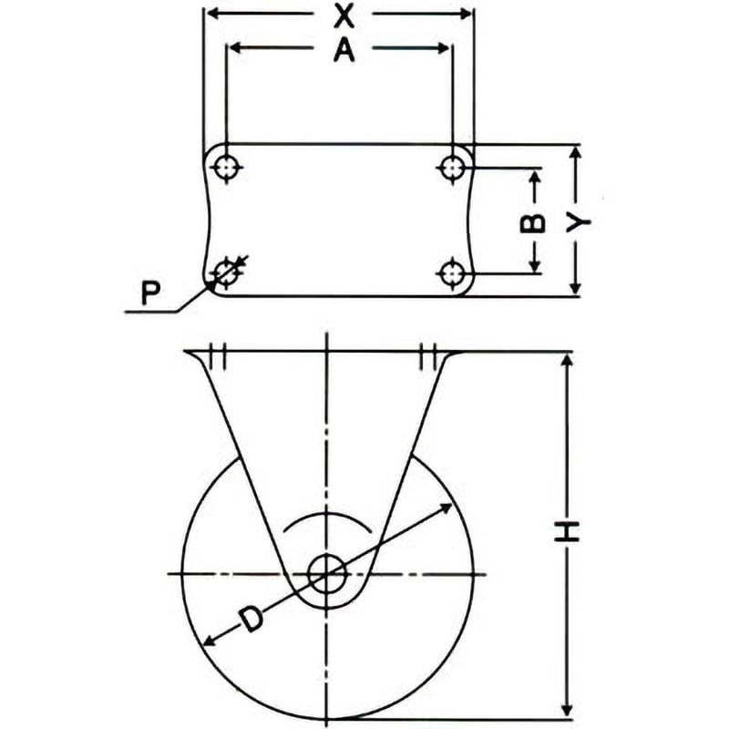 ナンシン　静電気防止キャスター ( SKM-200VUE ) ( NAO28 ) ナンシンstm－200の通販