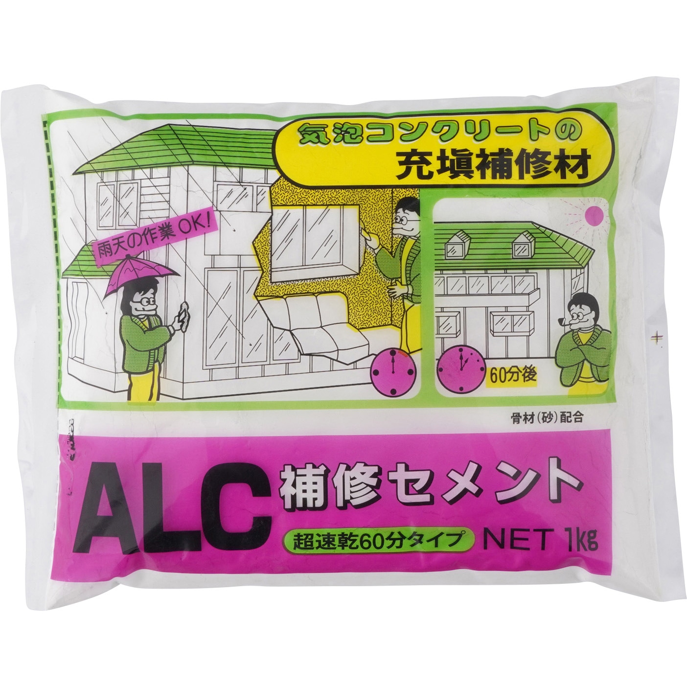 ホワイト 1kg Alc補修セメント 家庭化学 1袋 1kg 通販モノタロウ