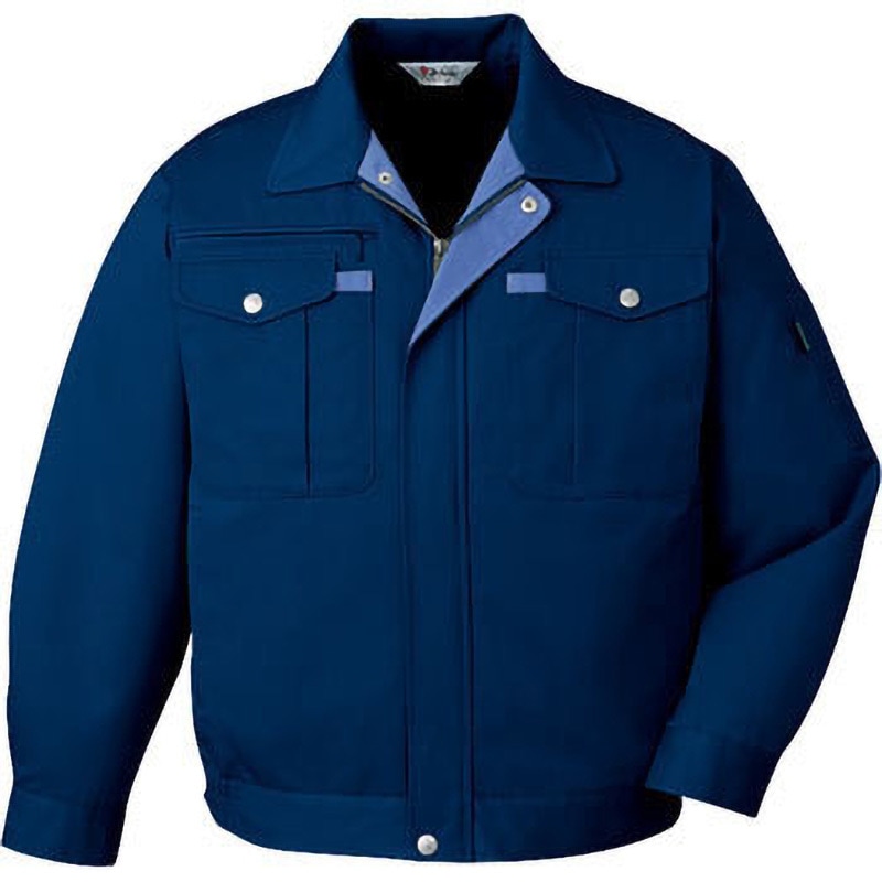 41500 41500 長袖ブルゾン(秋冬用) 自重堂 名入れ可 ソフトツイル(減量加工) ネイビー色 S着丈59cm 5,391円