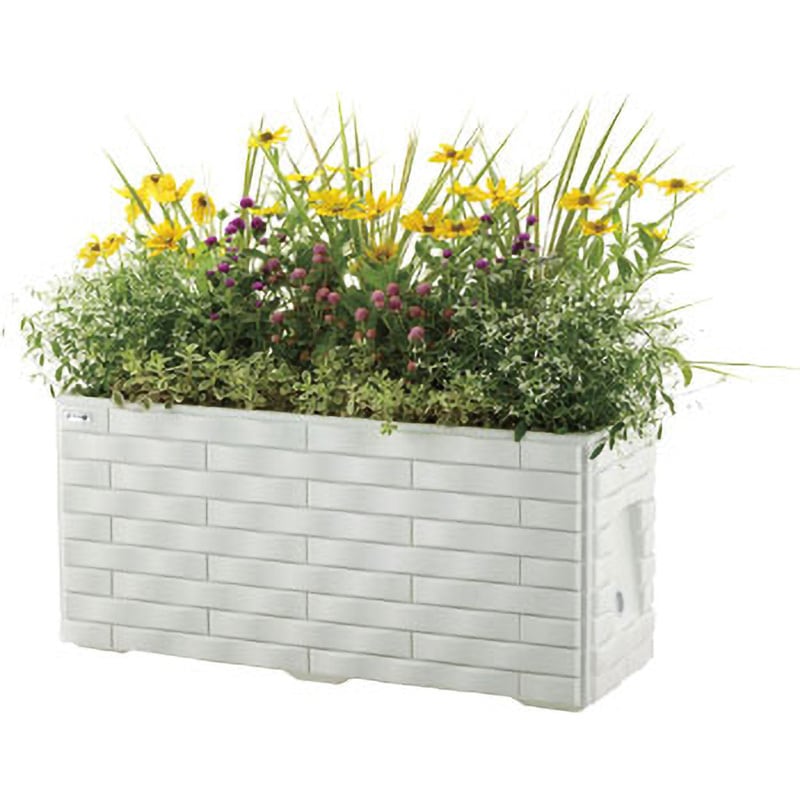 (直送品)リッチェル タウンプランターWS 丸90型 プレーン ダークグレー 81218