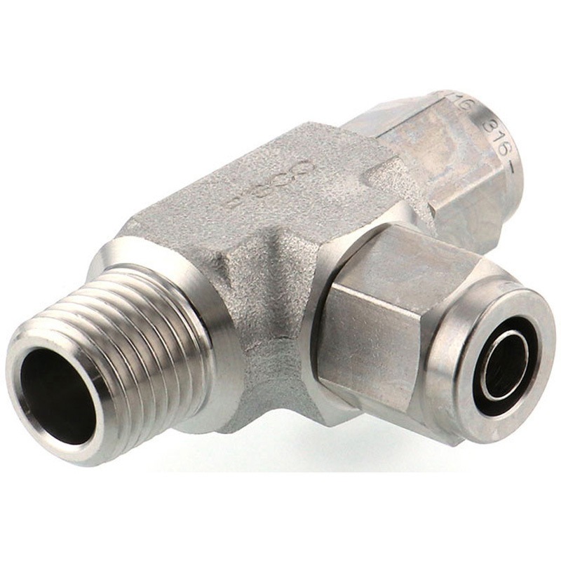 NSD0860-02 SUS316締付継手 ブランチティー PISCO(ピスコ) 1/4