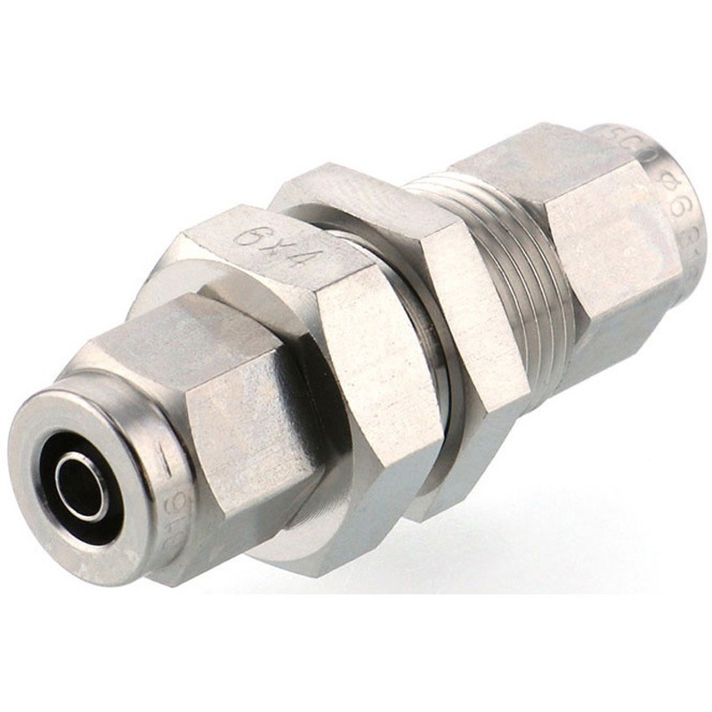 NSM0640 SUS316締付継手 隔壁ユニオン PISCO(ピスコ) チューブ外径6mm
