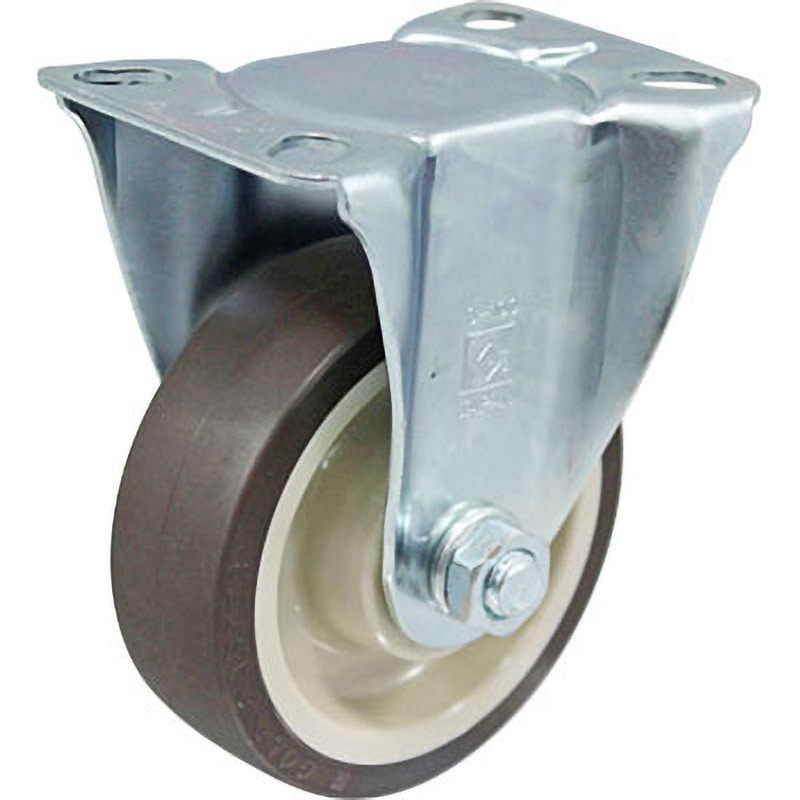 東北車輌製造所 幅広型固定金具付鉄車輪 300X75TKFB 東北車輛製造所 幅広型固定金具付鉄車輪 300X75TKFB 115-6389 東北車輛