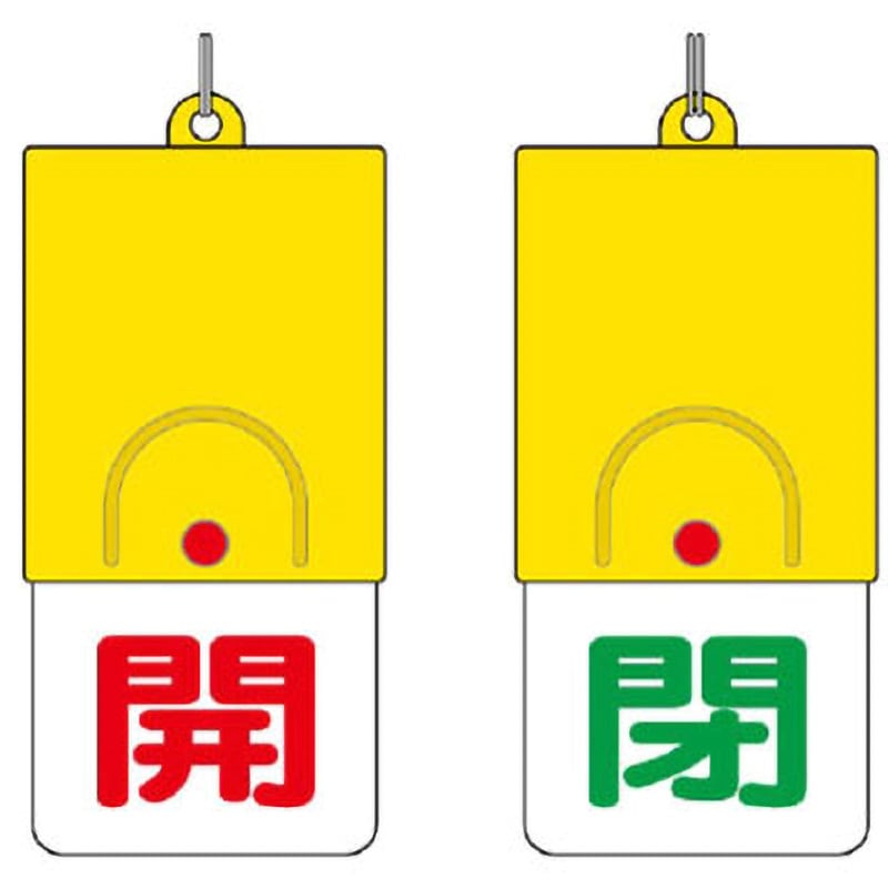 857-32 回転式両面表示板 ユニット 取付方式:札 開/閉 1枚 857