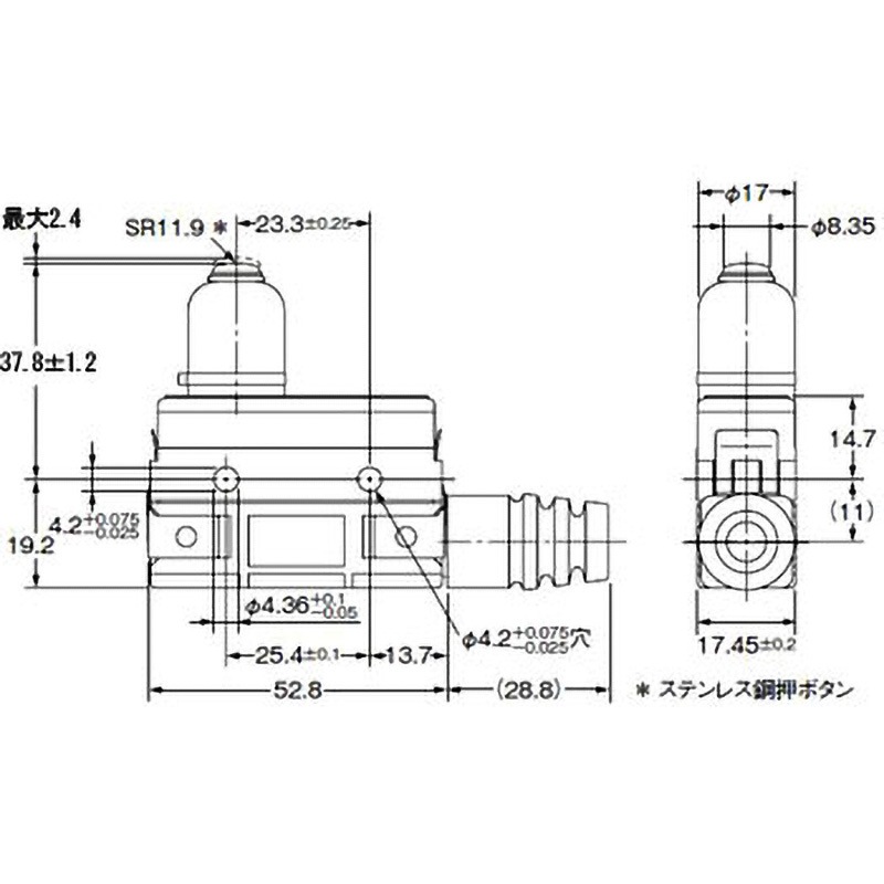 Z-15GK3A55-B5V 一般用基本スイッチ Z 基準形 omron(オムロン