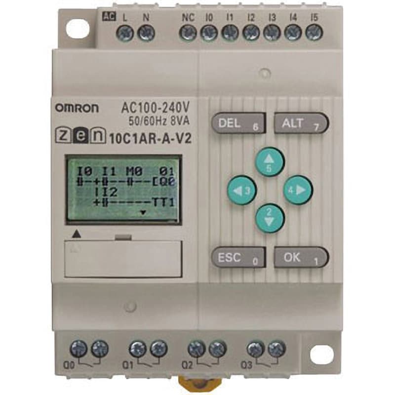 ZEN-10C1AR-A-V2 標準LCDタイプCPUユニットZEN 1台 オムロン(omron