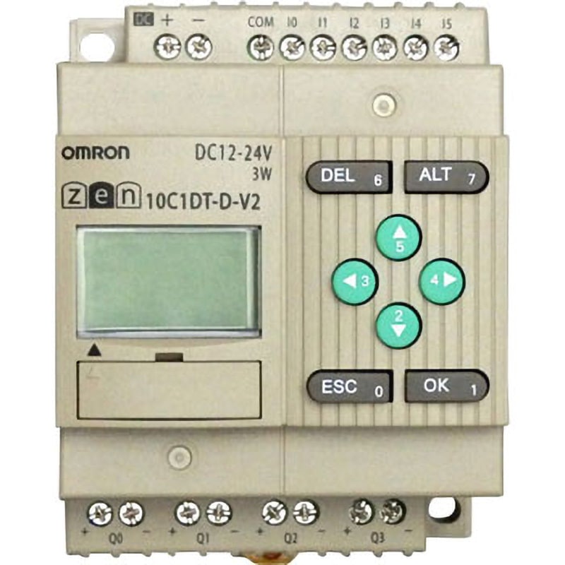 ZEN-10C1DT-D-V2 標準LCDタイプCPUユニットZEN 1台 オムロン(omron