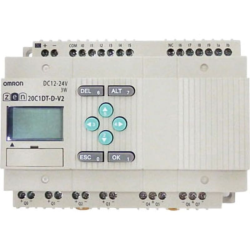 ZEN-20C1DT-D-V2 標準LCDタイプCPUユニットZEN 1台 オムロン(omron