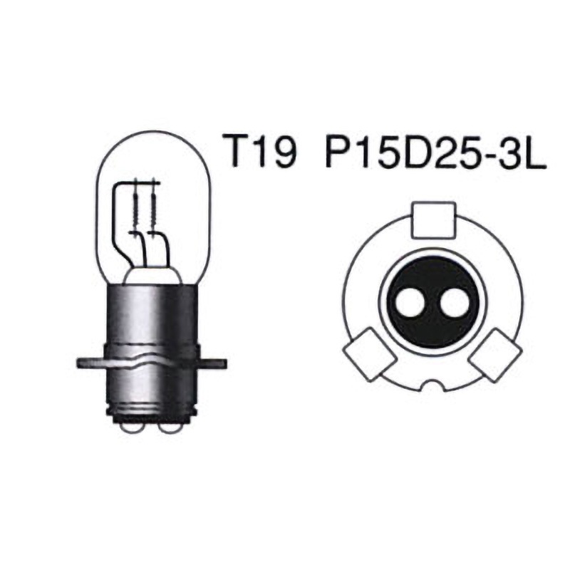 89B2C 2輪車用高効率ハイパーハロゲン PH8x 12V 1個 M&H 【通販