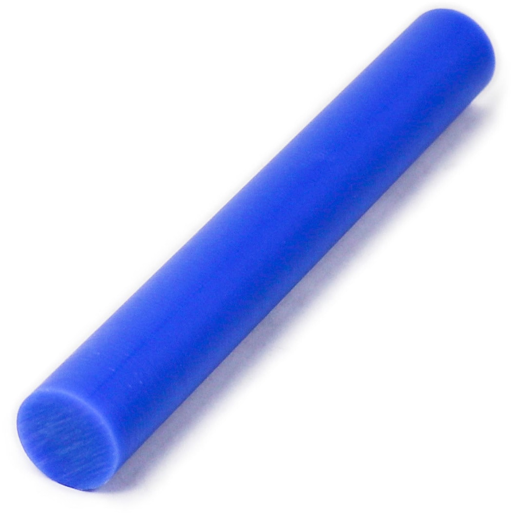 プラスチック MC901 丸棒（青） 直径 70mm 820 mm