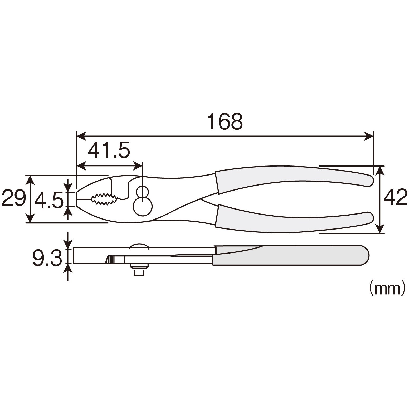 P-211Z-150 プライヤー 1個 ホーザン 【通販モノタロウ】