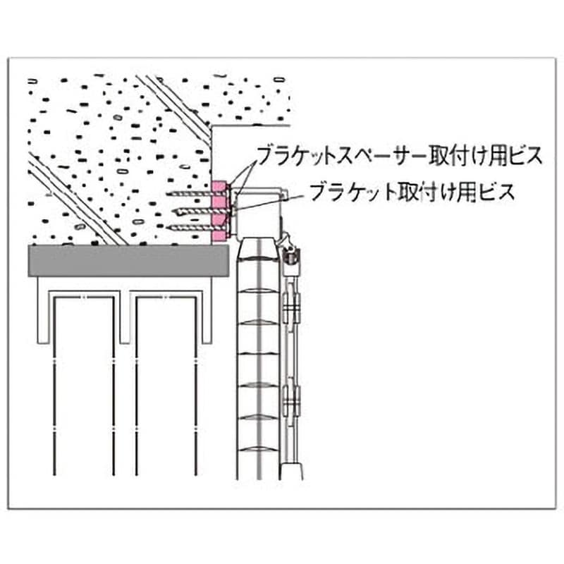 ブラケットスペーサー 1個 タチカワブラインド 【通販モノタロウ】