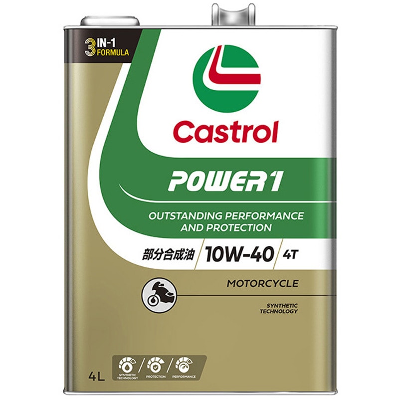 19434 Power1 4T  10W-40 カストロール JASO規格MA