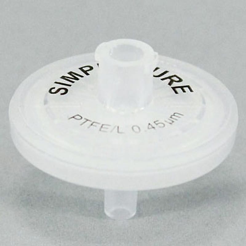 シリンジフィルター PTFE φ25mm/0.45um SYTF0602MNXX104 (1箱(100個入り)) 目安在庫=○ 