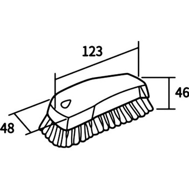 6441-R まな板洗浄ブラシ Vikan(ヴァイカン) ソフトタイプ 赤色 線径