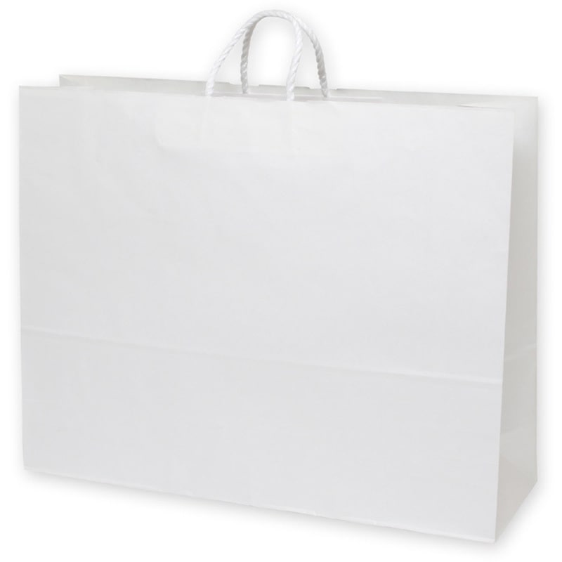 白無地 手提げ紙袋 HEIKO 白無地色 幅600mmマチ180mm高さ470mm 1