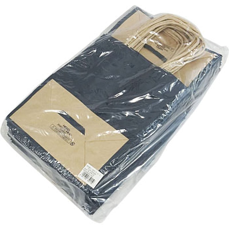 紺 カラー手提げ紙袋 HEIKO 紺色 幅210mmマチ120mm高さ250mm 1箱(50枚×6パック)