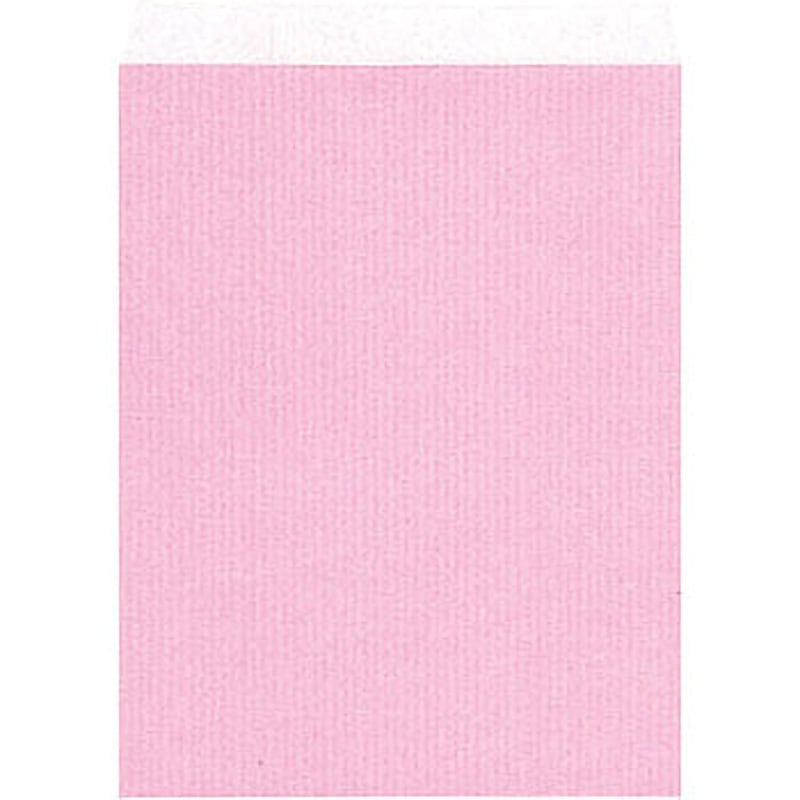 白筋無地 ピンク 平袋 ベロ付き HEIKO 幅140mm高さ180mm 1箱(200枚×30パック)