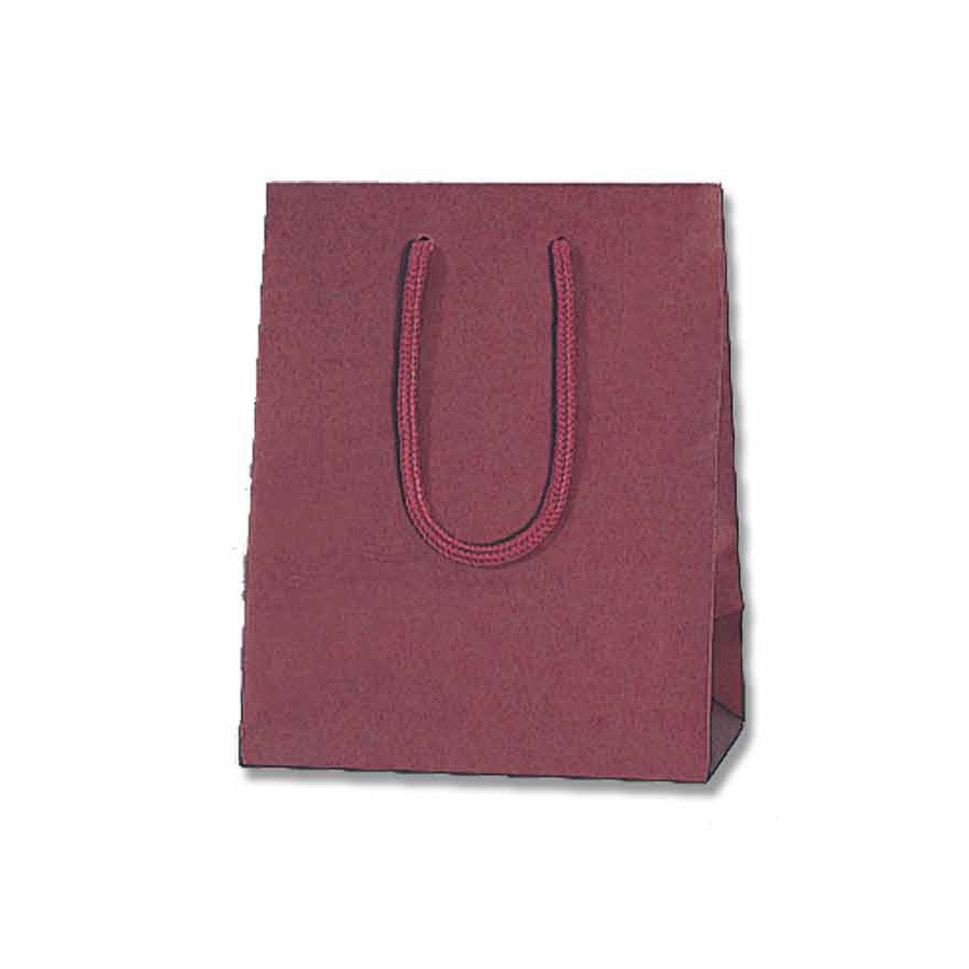 エンジ カラー手提げ袋 HEIKO エンジ色 幅200mmマチ120mm高さ250mm 1箱(10枚×10パック)