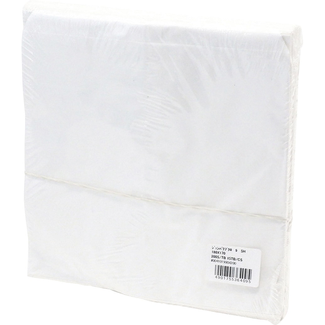 純白袋 HEIKO 平袋 幅180mm高さ170mm 1箱(200枚×15パック)