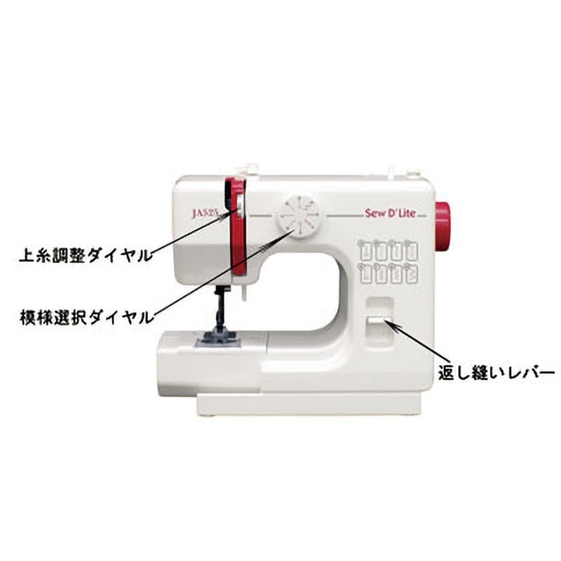 JA525 コンパクトミシン Sew D'Lite 1台 ジャノメ (蛇の目