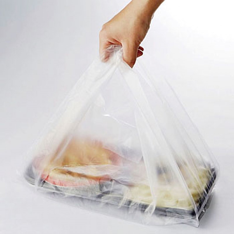 （レジ袋）EFハンド 弁当 特大/8000枚入（K05-4901755412086-8S） HEIKO レジ袋 バイオハンドハイパー 弁当用 大 ベージュ 100枚⁄袋