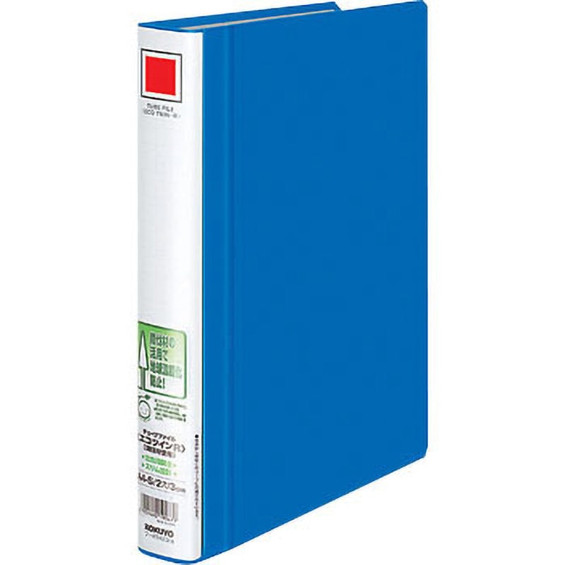 コクヨ チューブファイル（エコツインR）（間伐材使用）両開き A4タテ 800枚収容 80mmとじ 背幅95mm 青 フ-RTK680NB 1セット（10冊） コクヨ チューブファイル（エコツインR）（間伐材使用）両開き A4タテ