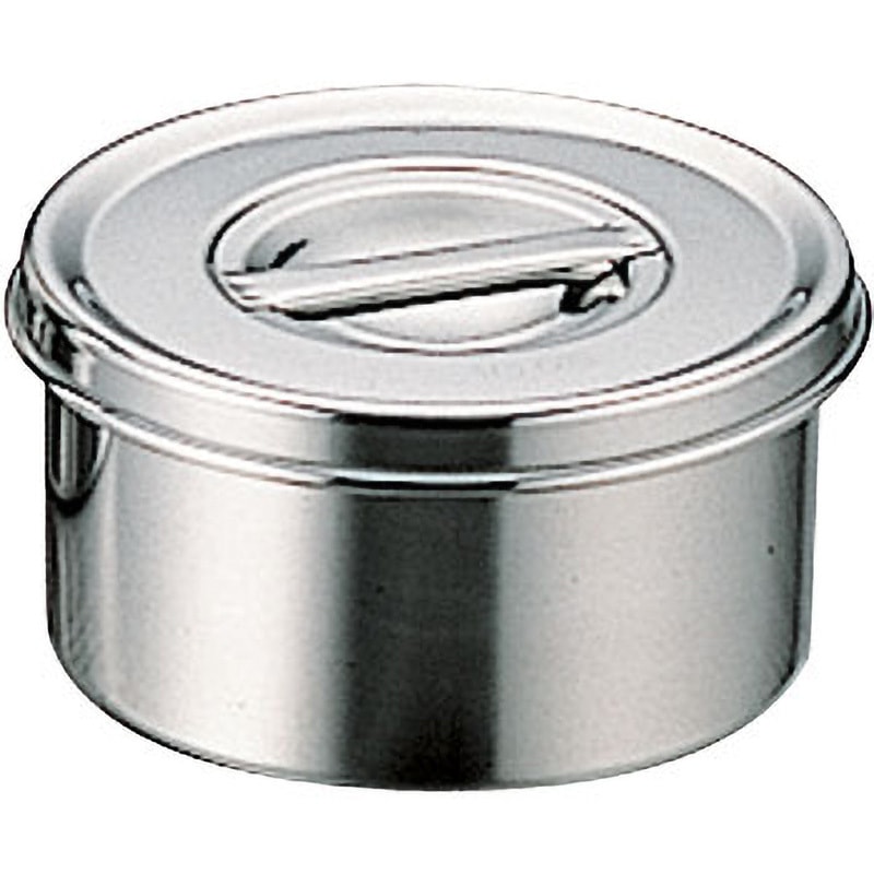 18-8 丸型調味料入れ(つまみ付) AG(赤川器物製作所) キッチンポット