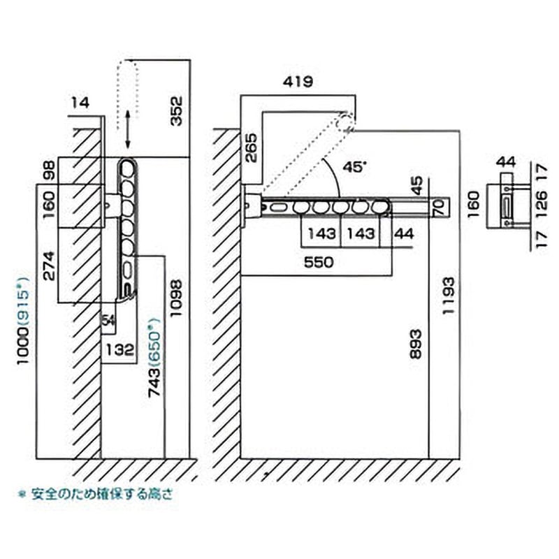 HC-55-W 腰壁用ホスクリーン スタンダードタイプ GIKEN(川口技研