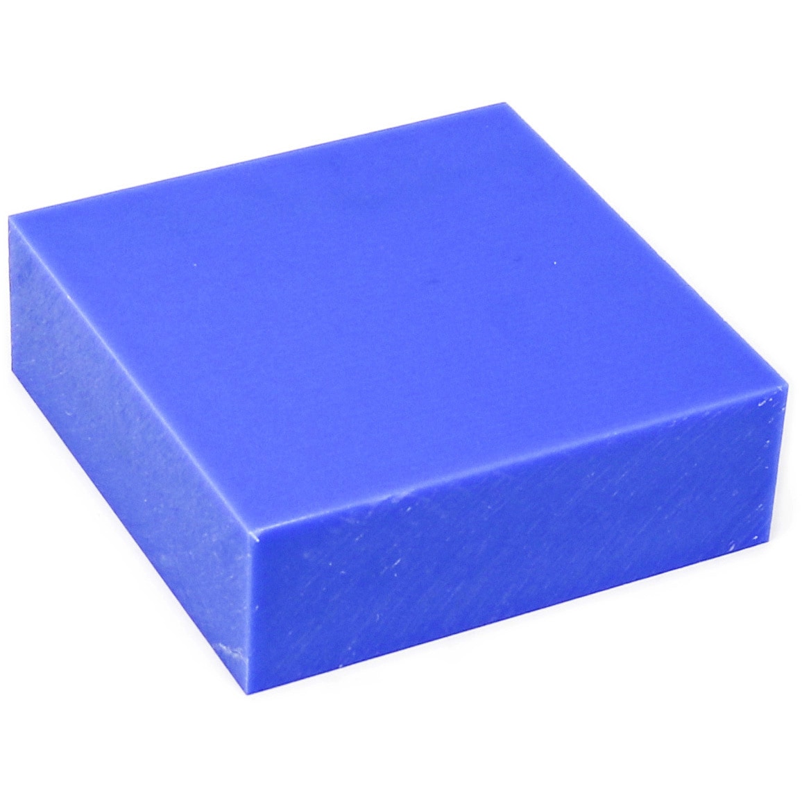 プラスチック MC901 切板（青） 板厚 50mm 50mm×100mm 店舗良い - 材料