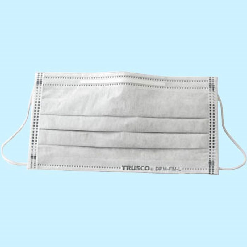 フレッシュマスク(活性炭入) TRUSCO プリーツ型 汎用マスク 【通販