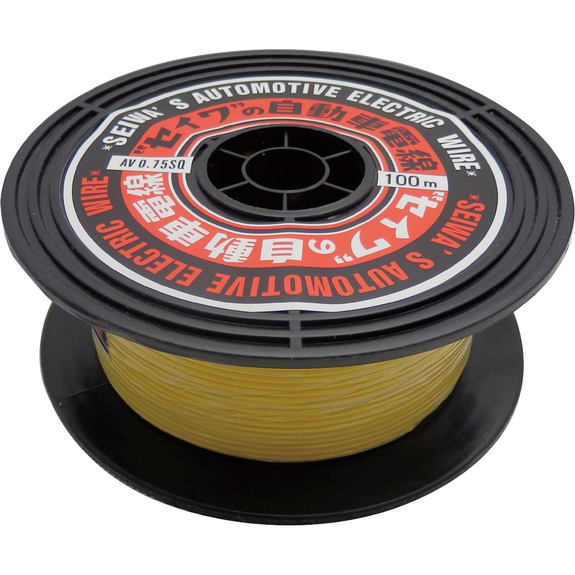 AV0.75X100Y AVコード(自動車用低電圧線) 清和工業 長さ100m