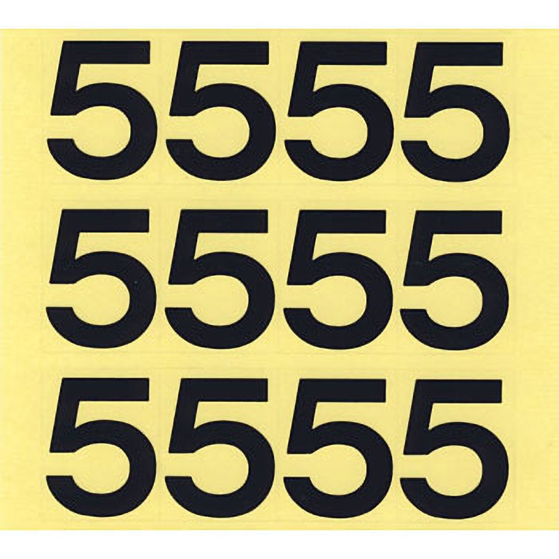 3.コメント枠シール(小) M4S-3 5 積載ステッカー数字シート Modes 文字内容5 M4S-3 5 【通販