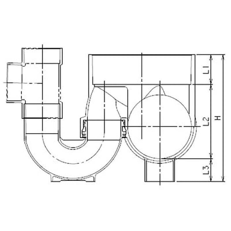 M-UT 差口 トラップマス 前澤化成工業 100×50P-150サイズ - 【通販モノタロウ】