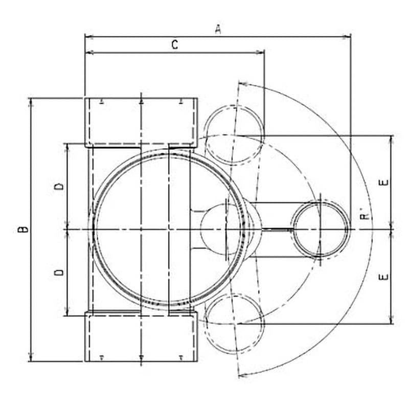 M-UT 受口 トラップマス 前澤化成工業 100×100S-150サイズ - 【通販モノタロウ】