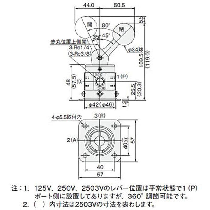 250V 手動弁 1個 コガネイ 【通販モノタロウ】 250V 手動弁 1個 コガネイ 【通販モノタロウ】