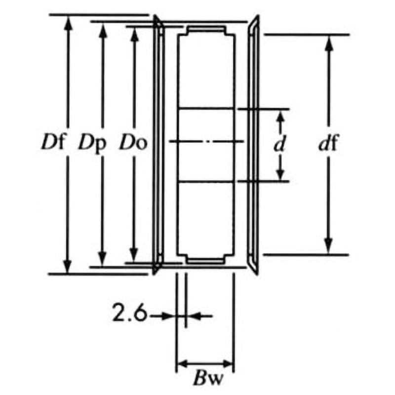 シナリー　PF2つ　みー様 PT22P8M25AF PXプーリ P8M形 椿本チエイン AF PT22P8M25AF - 【通販