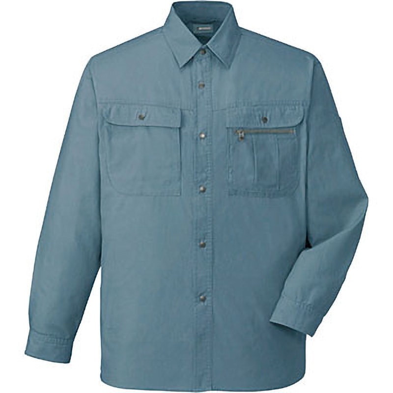 その他 Ku 45604 45604 長袖シャツ(春夏用) 自重堂 綿100% サイズM - 【通販