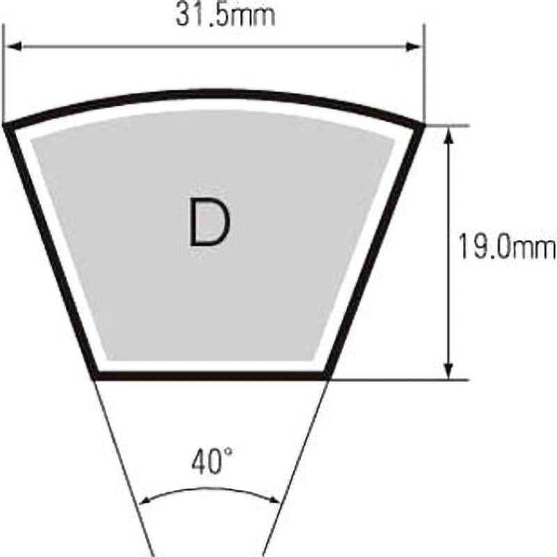 三ツ星ベルト スタンダードVベルト D形 D-246-