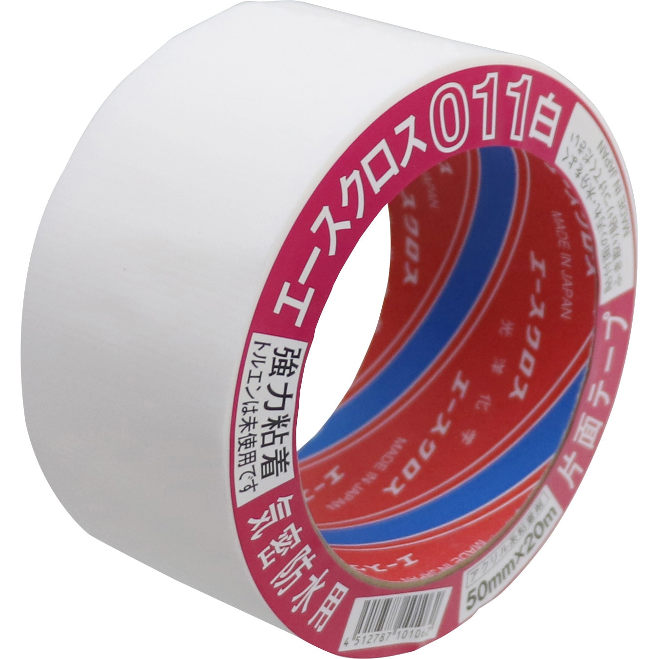エースクロス011白 光洋化学 テープ関連 気密防水テープ 100mmx20Mー18カン
