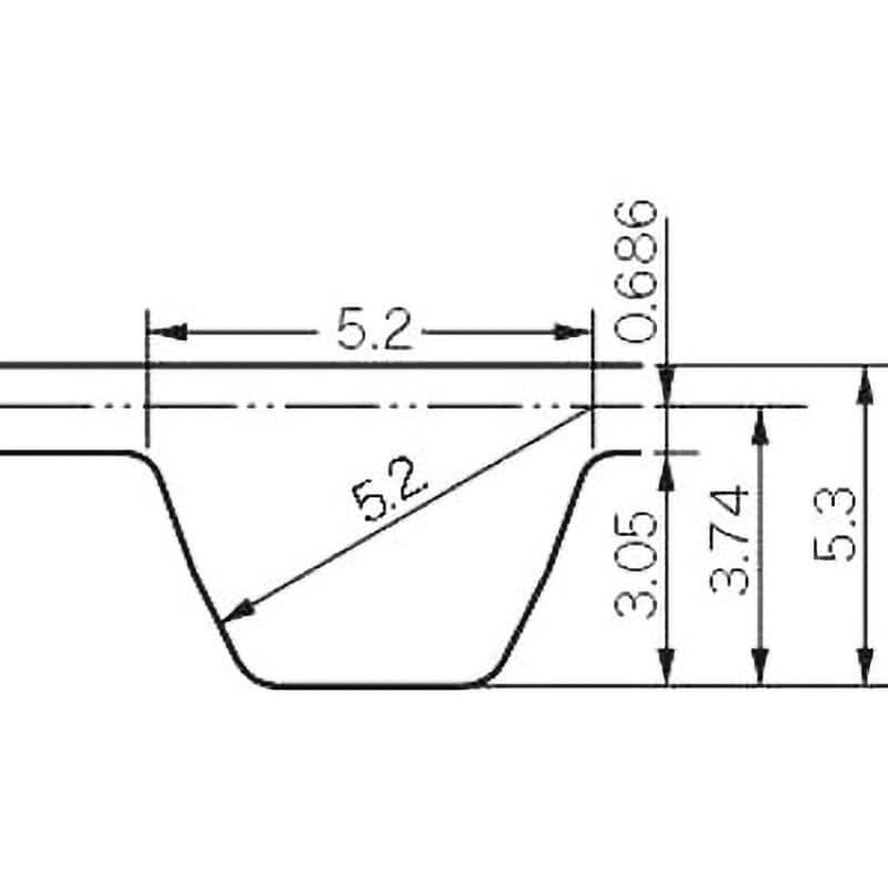 HTD 8M型 周長 3200mm 幅 30mm タイミングベルト-