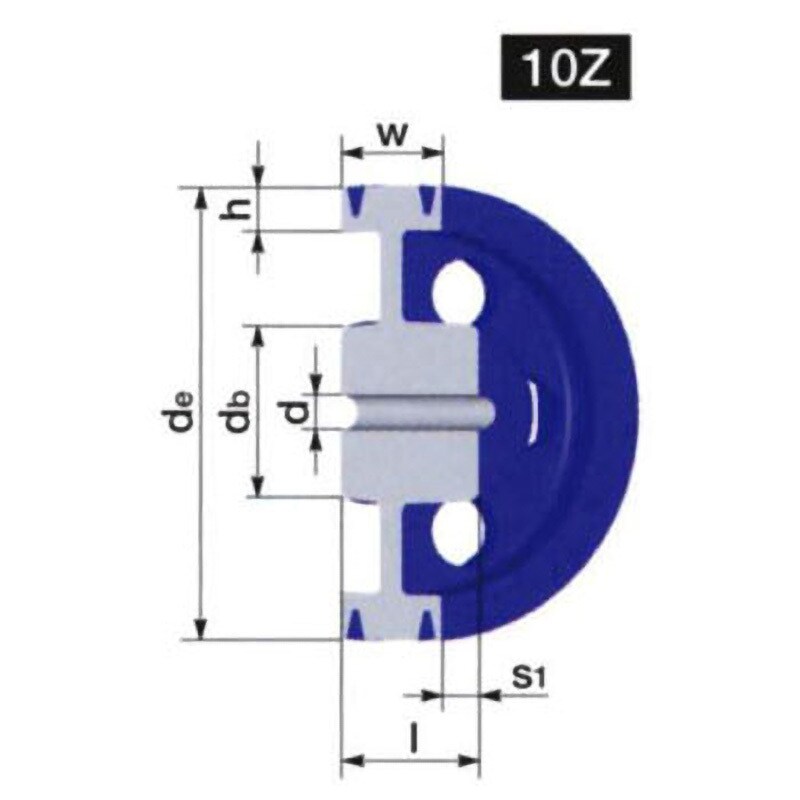 355-5V-6 ウェッジプーリー 5V形 NBK(鍋屋バイテック会社) 溝数6 355-5V-6 ウェッジプーリー 5V形 NBK(鍋屋バイテック会社) 溝数6