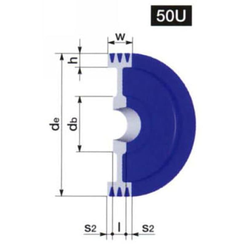SPC-1000-3 NBK 鍋屋バイテック SPプーリー SPC型 3本掛 イソメックプーリーC・CXベルト適用 NBK 鍋屋バイテック SPプーリー SPB-1000-3 SPB型 3本掛 イソメック