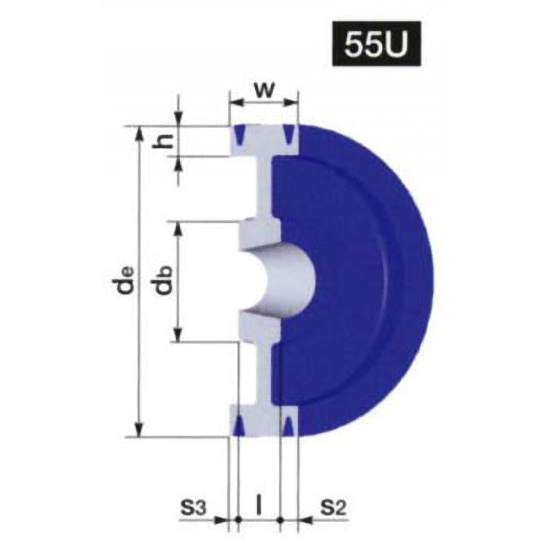 SP8V-425-10 SPプーリー SP8V NBK(鍋屋バイテック会社) 溝数10