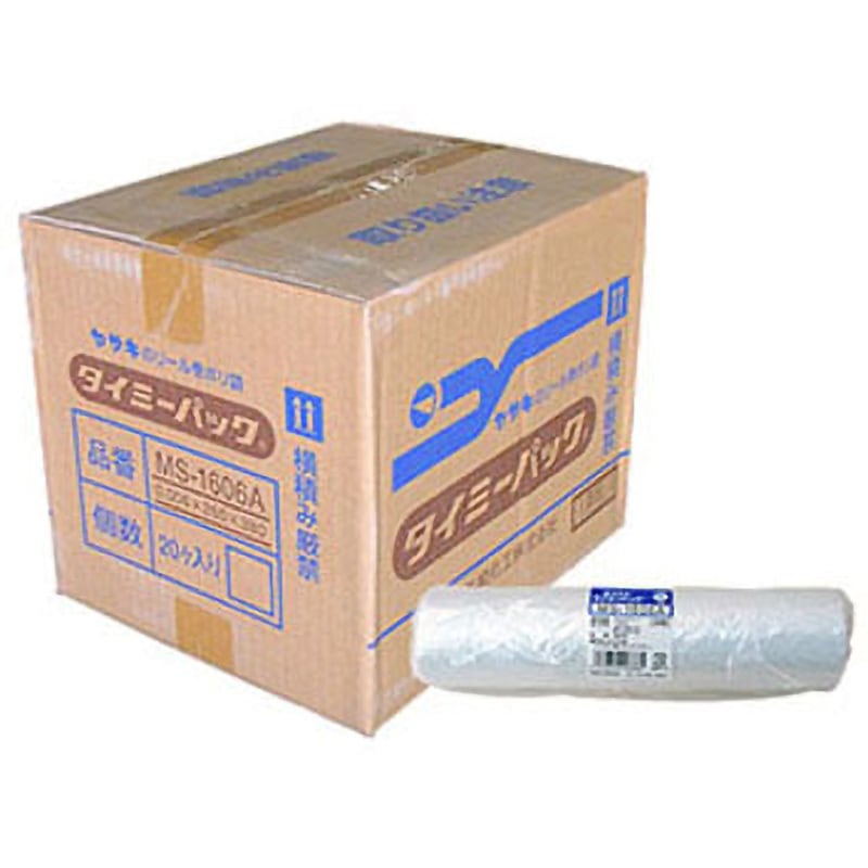 MS-1606A ケ-ス ポリ袋(リール巻・ロール) タイミーパック 半透明色 長