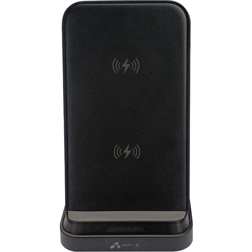 AWJ-PD12 BK スタンド型ワイヤレス充電器 エアージェイ ブラック色 AWJ