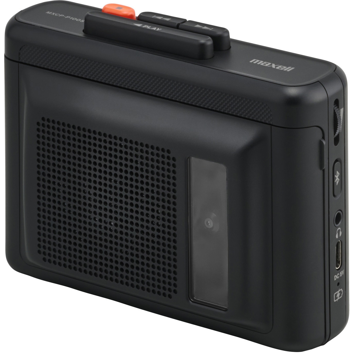 【新品】maxell ポータブルカセットプレーヤー MXCP-P100-BK MXCP-P100Bluetooth対応ポータブルカセットプレーヤー｜カセット