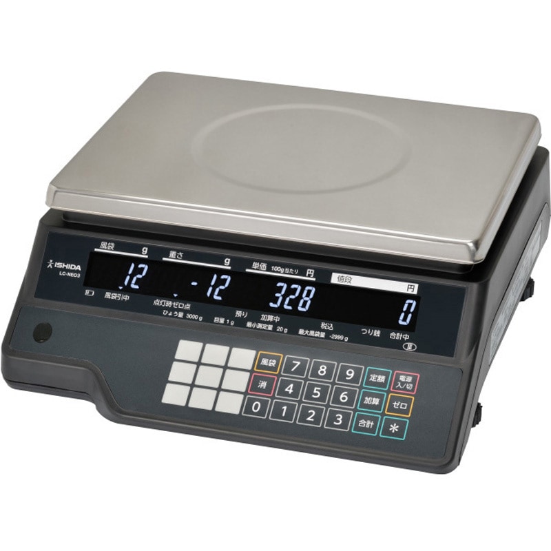 イシダ　デジタル演算はかり　LC-NEOⅡ　対面電子はかり ㈱イシダ 汎用型電子演算はかり LC-NEOⅡ 6㎏の業務用